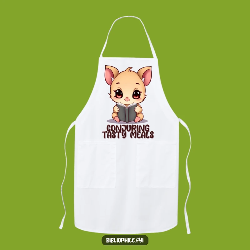 Funny Magical Tome Apron: Cook with Enchanted Flair