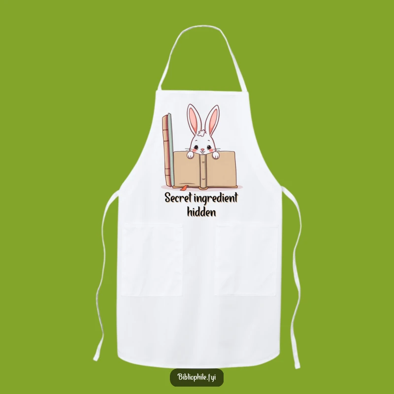 Funny Mischievous Rabbit Apron: Hilarious Kitchen Wear for Playful Cooks