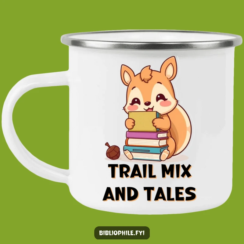 Funny Kawaii Squirrel Camping Mug - Hoard Warm Drinks on Your Adventures
