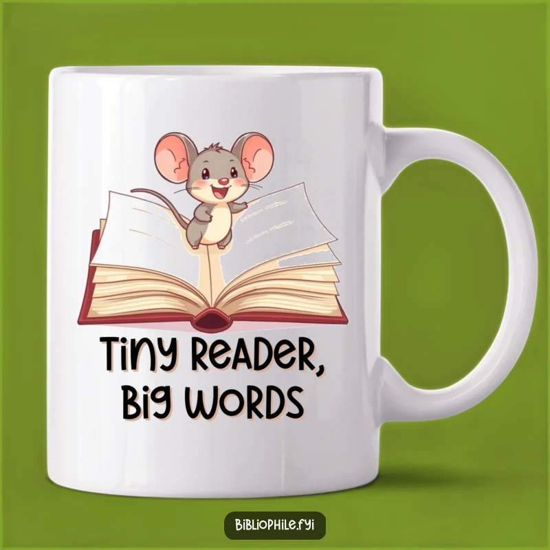 Funny Mouse Reader Mug: Storybook Adventure, Perfect Funny Gift for Kids