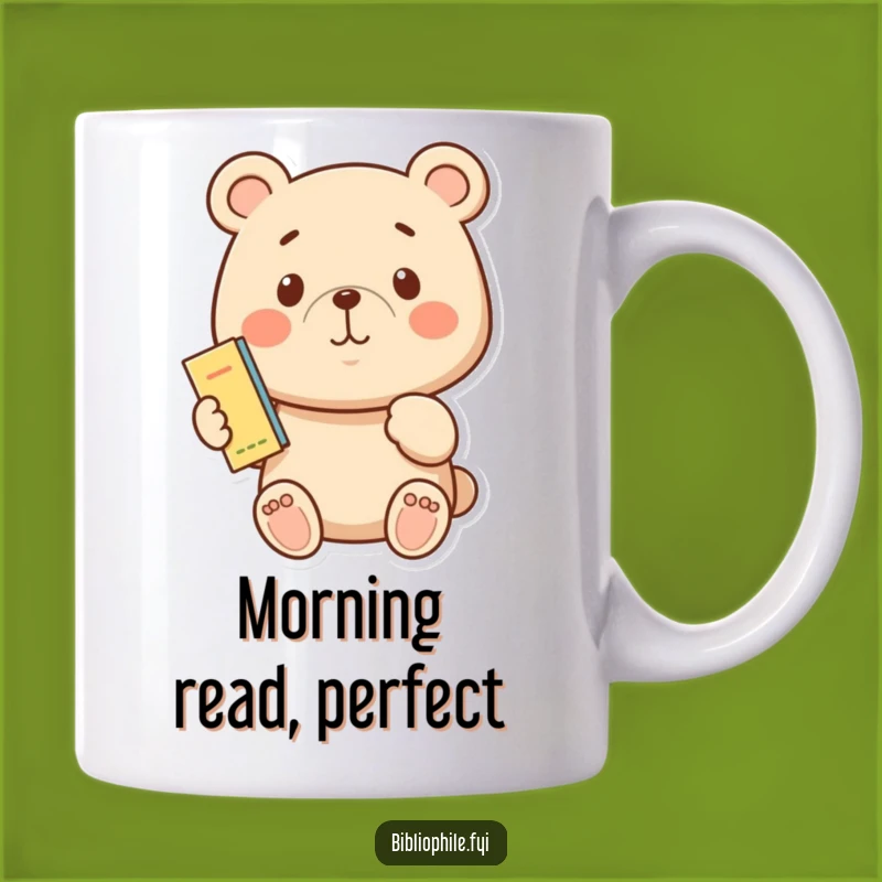 Funny Proud Bear Bookmark Mug: A Hilarious Gift for Readers