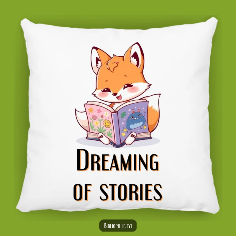 Funny Fox Reading Pillow: Snuggly Comfort for Your Favorite Literary Nook
