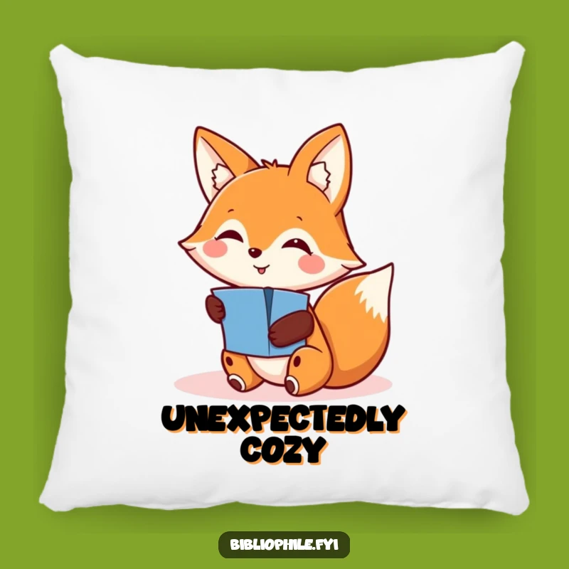 Funny Fox Pop-Up Discovery Pillow: Cozy Comfort for the Curious at Heart