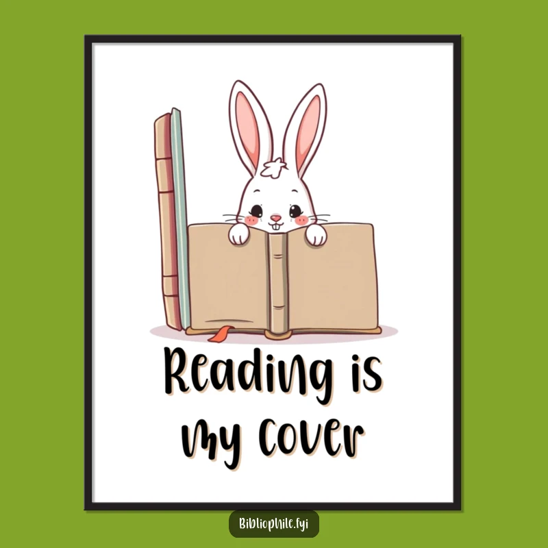 Funny Mischievous Rabbit Digital Art Print: Instant Whimsical Decor for Playful Spaces