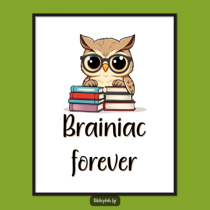 Funny Owl Digital Art: Wise and Whimsical Decor for Your Space