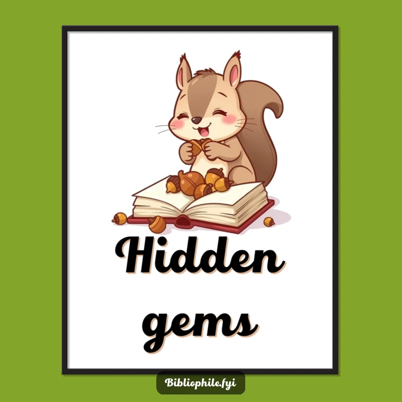 Funny Squirrel Stash Digital Print: Instant Organized Art