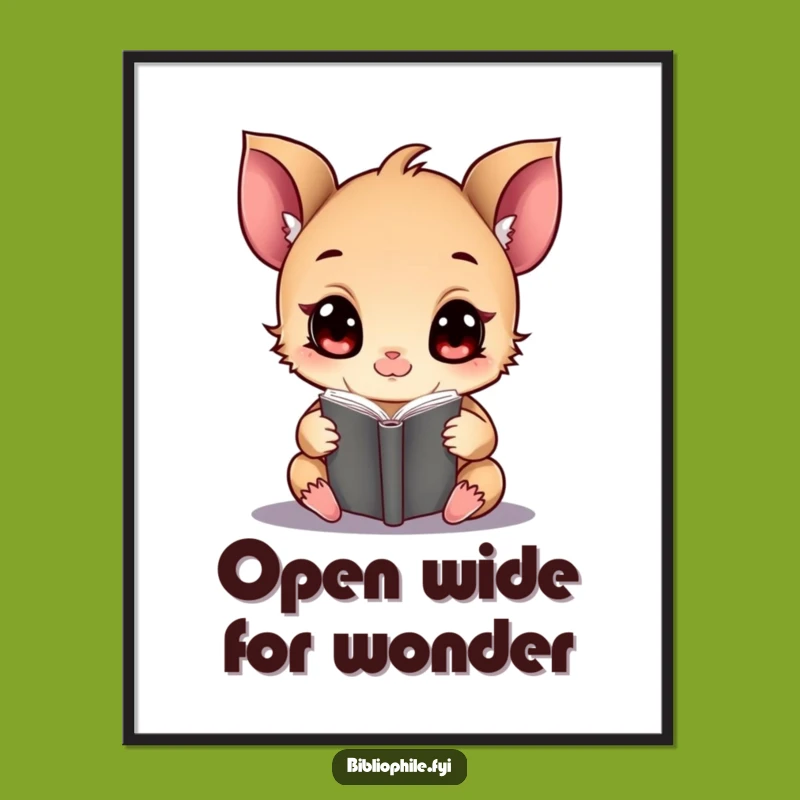 Funny Magical Tome Poster: Enchanting Wall Art for Dreamers