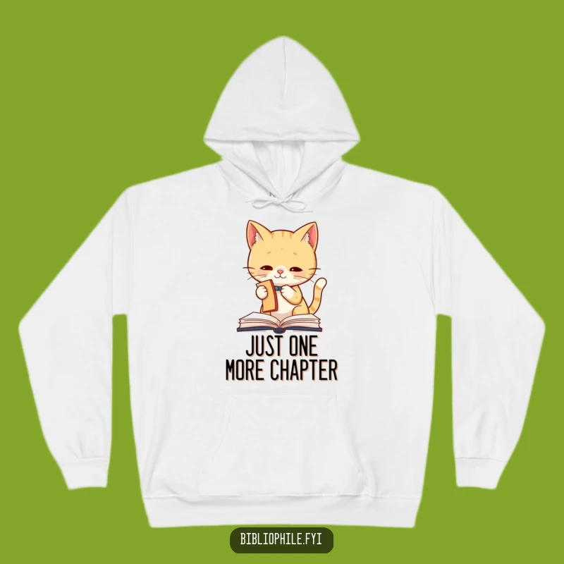 Cozy Funny Cat Bookmark Bandit Hoodie: Warm, Stylish, and Hilariously Cute