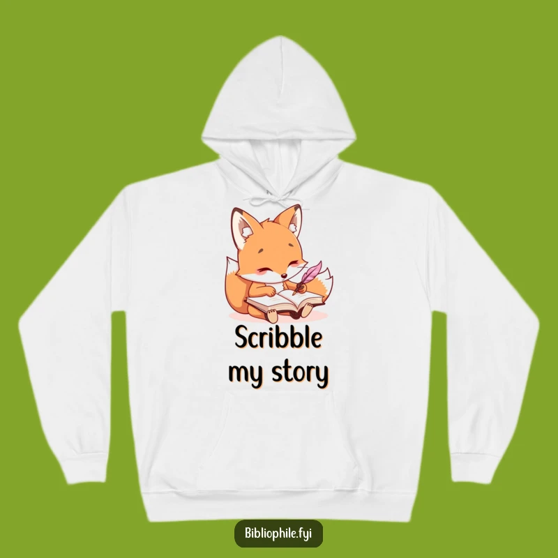 Cozy Funny Kawaii Fox Hoodie: The Ultimate Warm Gift for Writers