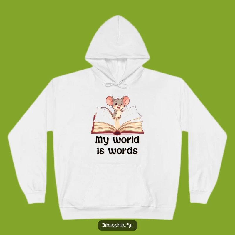 Cozy Funny Mouse Hoodie: Storybook Explorer Sweatshirt, Ultimate Funny Gift