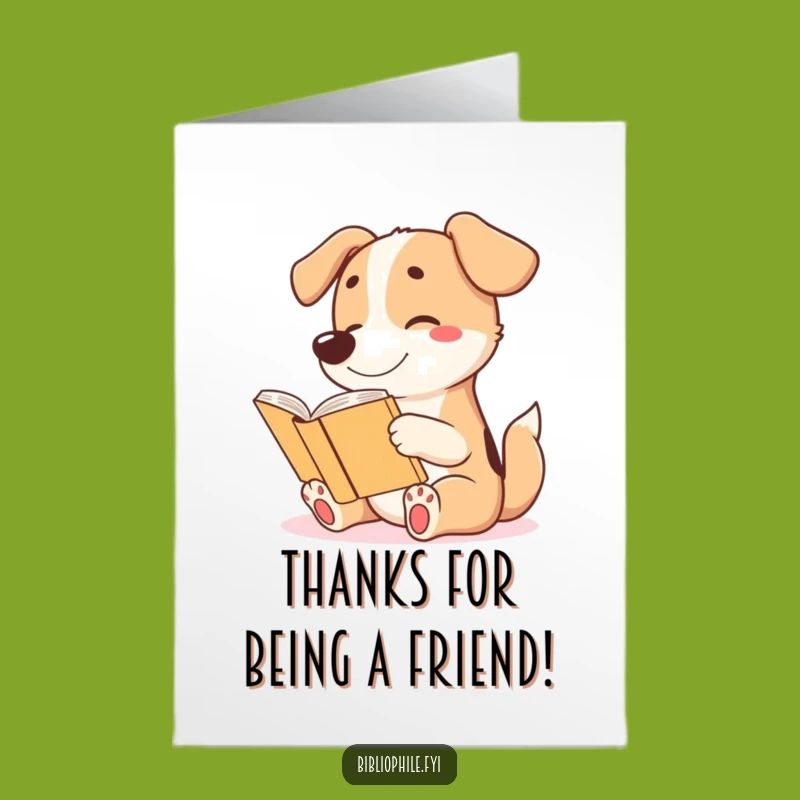 Free Printable Dog Thank You Card - A Tail-Wagging Thanks from Your Best Friend!
