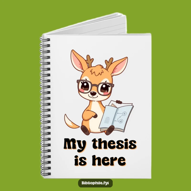 Funny Deer Scholar Notebook: Jot Down Brilliant Ideas with Style