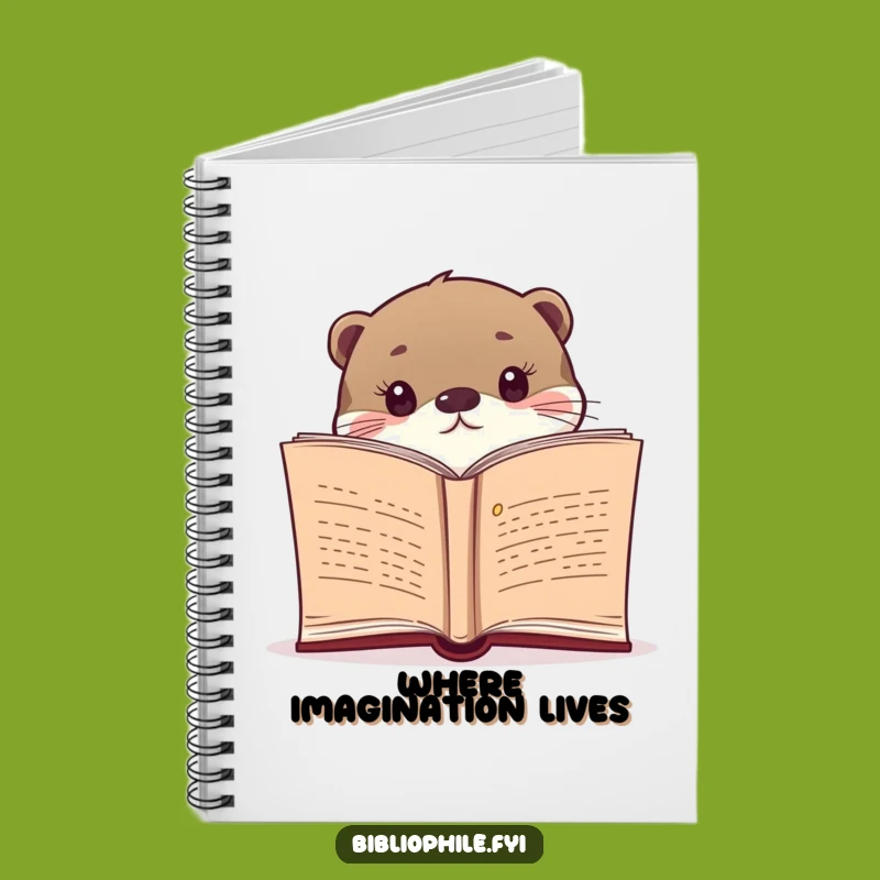 Funny Otter Notebook: Curious Novel Peek, Journal Your Thoughts with Hilarious Otter Art