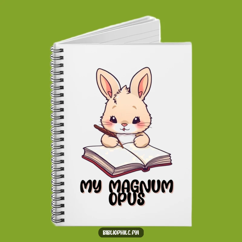 Funny Rabbit Quill Notebook: Jot Down Your Brilliant Ideas with Charm