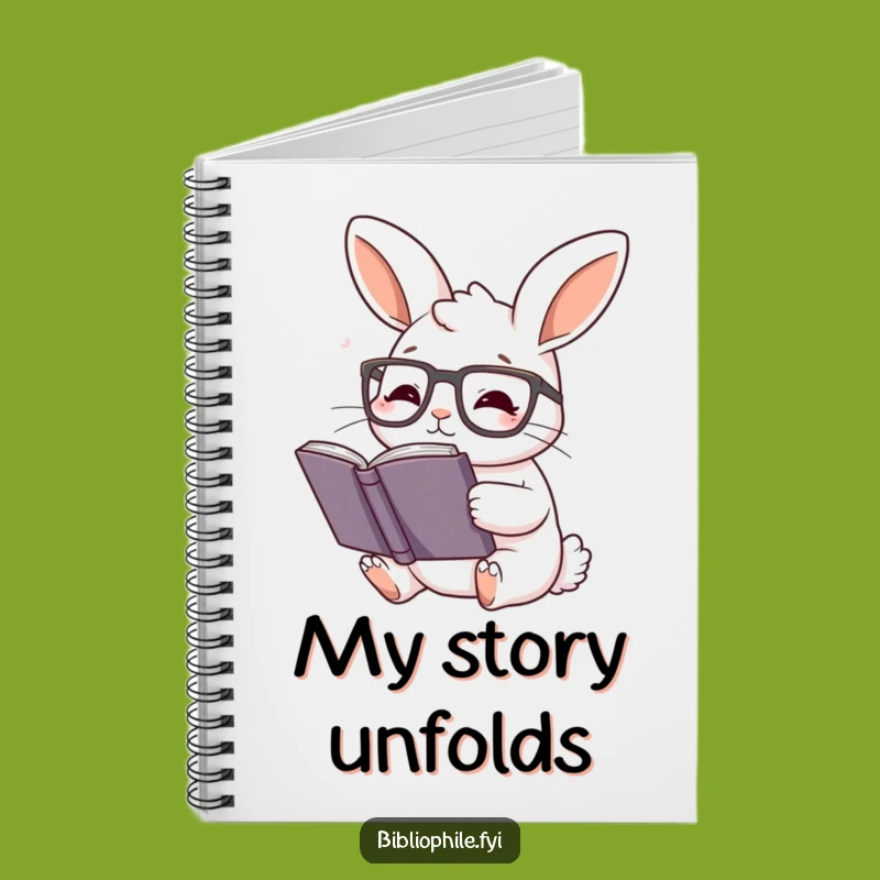 Funny Rabbit Reading Glasses Notebook: Jot Down Ideas with Literary Inspiration