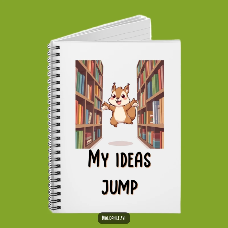Funny Energetic Squirrel Notebook: Humorous Journal for Lively Minds