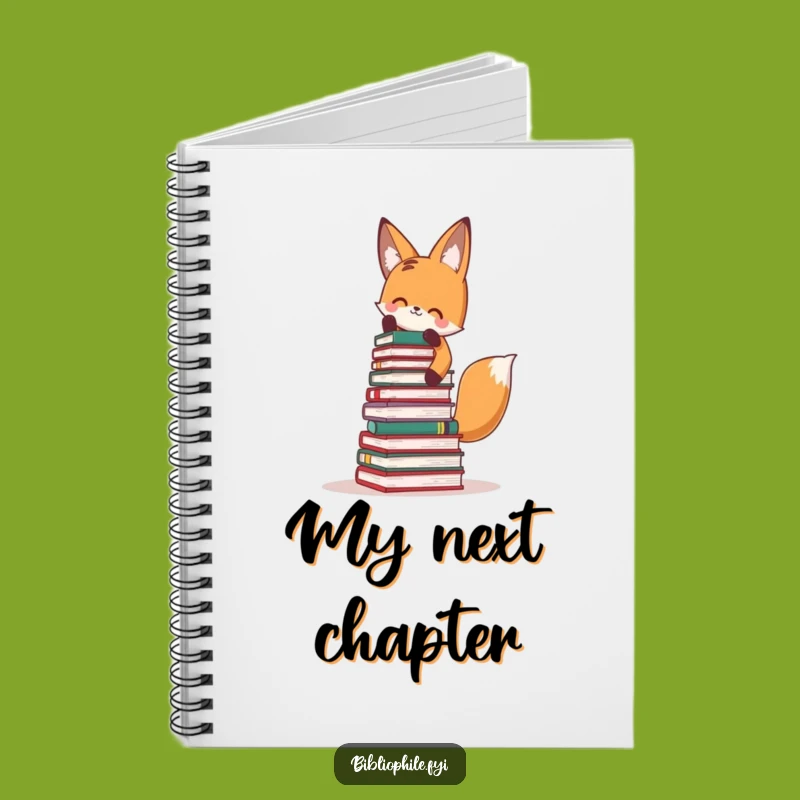 Funny Fox Book Tower Notebook: Jot Down Ideas with Hilarious Literary Flair