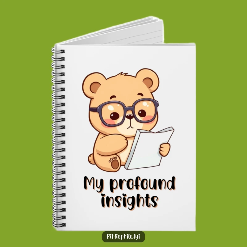 Funny Bear Journal: Focused Scholar's Notes, Perfect Funny Gift