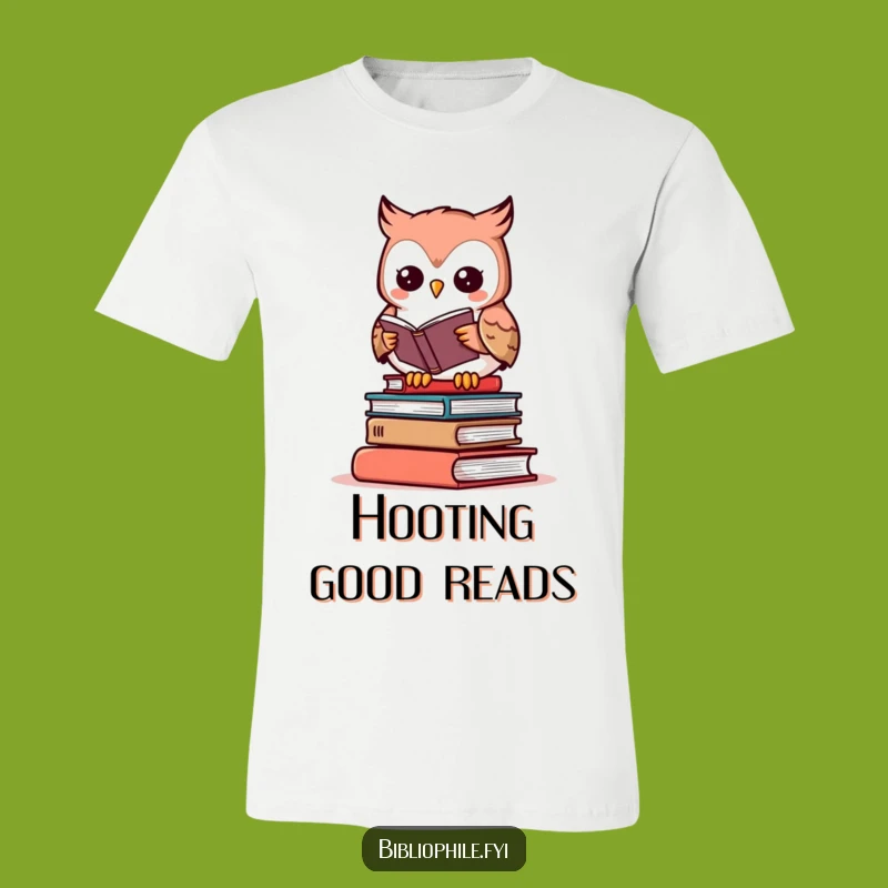 Funny Owl Reads T-Shirt - Hilarious Literary Humor for Bookworms