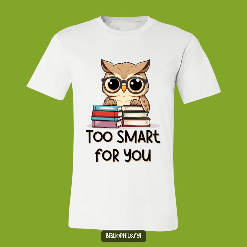 Funny Owl Spectacles T-Shirt: A Hilarious Gift for Every Bookworm Scholar