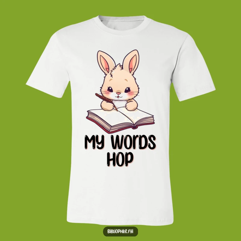 Funny Rabbit Quill T-Shirt: Unleash Your Literary Genius with Humor