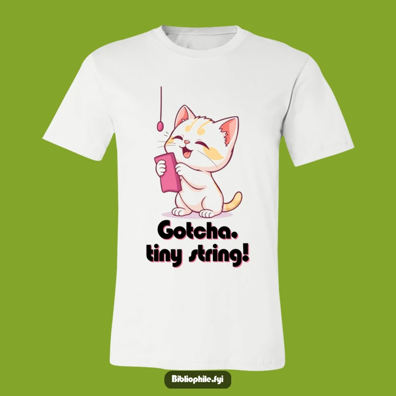 Funny Kitten Bookmark T-Shirt - Hilarious Cat Lover Apparel