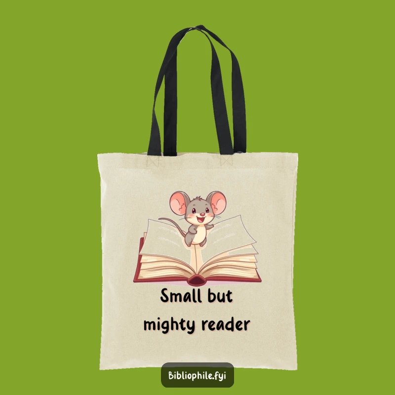 Funny Mouse Tote Bag: Storybook Explorer, Practical Funny Gift